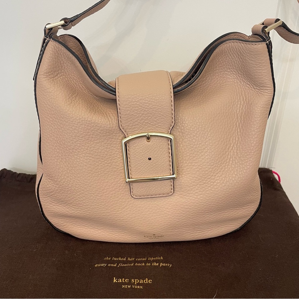 KATE SPADE Healy Lane Lawrie Shoulder Bag Buckle - Light Pink with Dust Bag - Picture 2 of 13